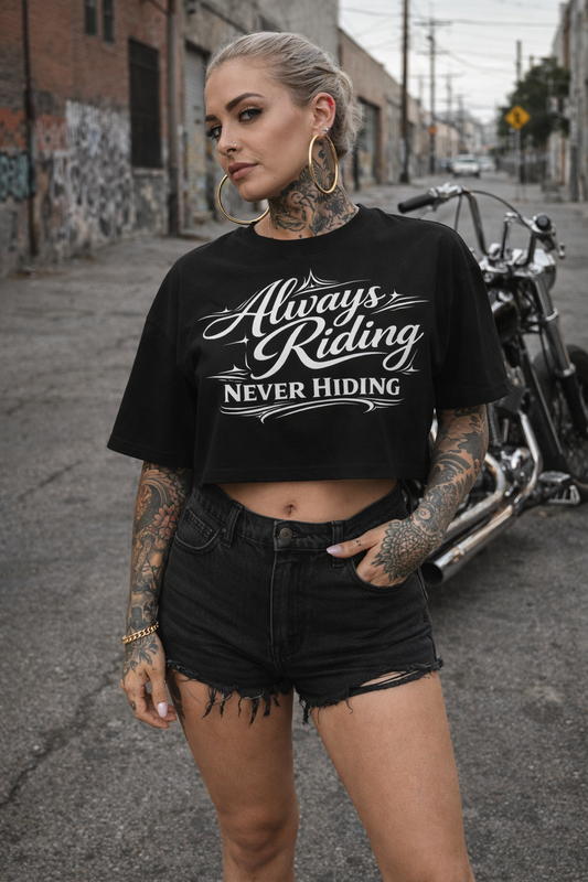 I Ride For Mine Crop Top